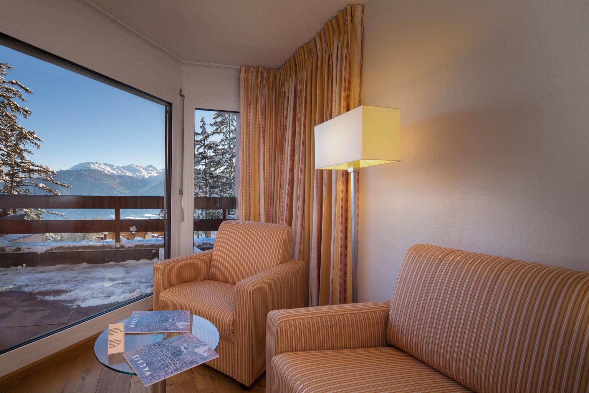 Hotel Helvetia Intergolf Crans-Montana Kültér fotó