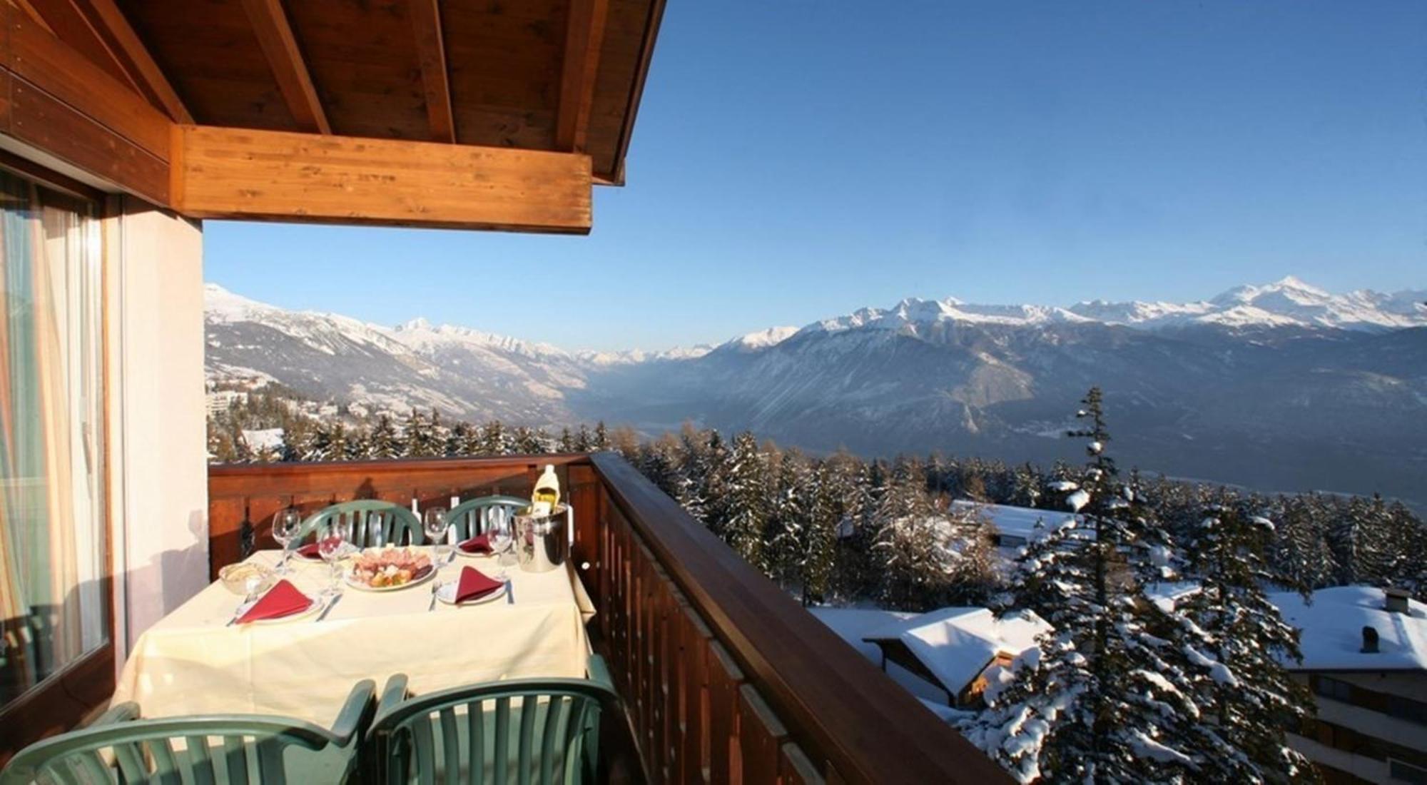 Hotel Helvetia Intergolf Crans-Montana Kültér fotó