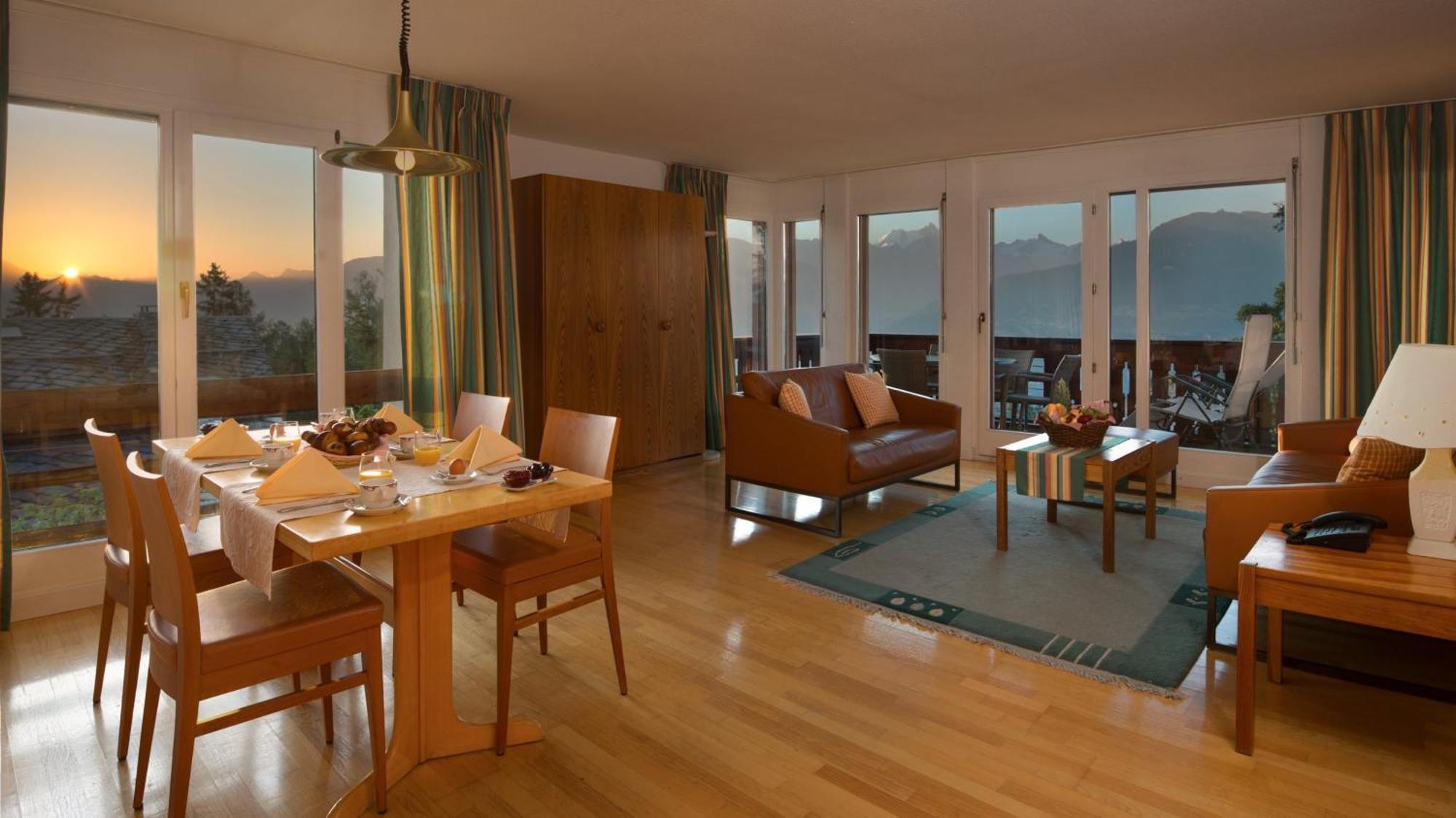 Hotel Helvetia Intergolf Crans-Montana Kültér fotó